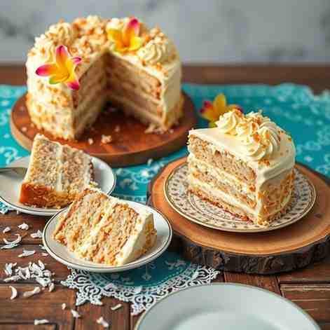 Grenadian Coconut Cream Cake Recipe - Bake Today